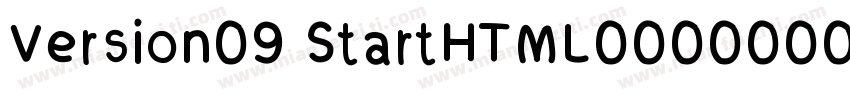 Version09 StartHTML0000000161 En字体转换